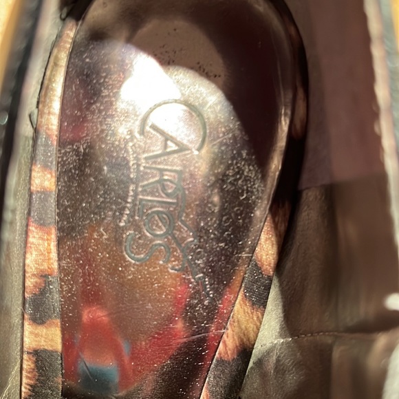 NWOT Carlos Santana Open Toe Booties - Picture 3 of 8